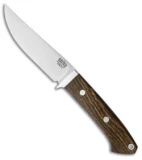 Bark River Classic Clip Point Hunter Fixed Blade Knife Bocote Wood (4.5" CPM-3V)