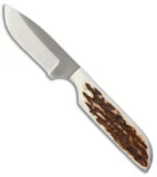 Anza WK-6FE Fixed Blade Knife Stag Horn (2.75" Satin)