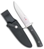 Al Mar Shiva Fixed Blade Knife Black Micarta (5.25" Satin) SV-BM