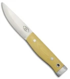 American Knife Company Compact Forest Knife Yellow Micarta (3.875" Satin)