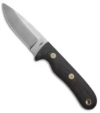 Battle Horse Knives Pit Bull Fixed Blade Knife Black Micarta (3.5" Satin) BHK