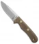 Battle Horse Knives Pit Bull Fixed Blade Knife Natural Micarta (3.5" Satin) BHK