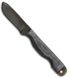 Anza Knives 510-M Fixed Blade Knife Micarta (2.5" Black)
