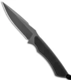Spartan Blades Phrike Fixed Blade Knife Black  G-10 (4.25" Black)