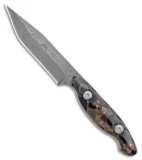Skelton Bladeworks Scaphoid Fixed Blade Copper Infused Raffir (4" Damascus)