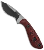 Dawson Knives Pequeno Fixed Blade Knife Red/Black G-10 (3.13" Specter)