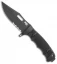 SOG Seal FX Fixed Blade Knife Black GRN Clip Point (4.3" Black Serr)