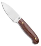 LT Wright Knives Patriot Fixed Blade Polished Burlap Micarta (2.5" Satin O1)
