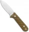 LT Wright Next Gen Fixed Blade Knife Flat Green Micarta (3.25" Satin AEB-L)