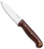 LT Wright Knives GNS Scandi Fixed Blade Knife Micarta/Mosaic Pins (4.25" Satin)