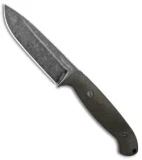 Bradford Knives Guardian5.5 Fixed Blade 3D OD Green Micarta (5" Sabre Nimbus)