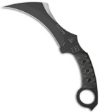 TOPS TAC-TOPS Karambit Fixed Blade Knife Micarta (6.2" Black) Rocky Mountain TRD
