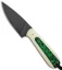 T.M. Hunt Custom Magua Fixed Blade Knife White G10/ Candy Stripe (3.5" Black)