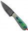 T.M. Hunt Custom Magua Fixed Blade Knife Natural G-10/Earth Resin (3.5" Black)