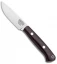 Bark River Little Creek Fixed Blade Knife Burgandy Micarta (2.5" Satin Elmax)