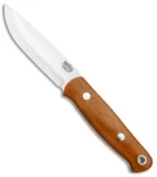 Bark River Bushcrafter II Fixed Blade Knife Natural Canvas Micarta (4.5" 3V)