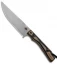 Attleboro Knives Caribou Mountain Hunter Fixed Blade Knife Tan G-10 (5.25" SW)