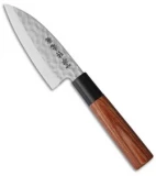 Kanetsune Ko-Deba Kitchen Knife Plywood (4.33" Hammered)  KC956