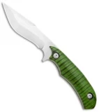 Skelton Bladeworks HellRaiser V2 Fixed Blade Curly Maple Green (4.13" Satin)