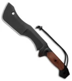 T.M. Hunt Custom M-18 Fixed Blade Knife Black/Natural Micarta (10" Black)