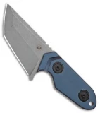 BRS E-Volve IMP Fixed Blade Knife Black/Blue G-10 (2.63" Acid Stonewash)