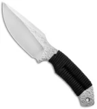 Rotten Design Drifter Tactical Fixed Blade Knife Black (4.13" Stonewash)