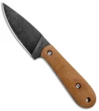 T.M. Hunt Custom Skelemaug Fixed Blade Natural Micarta (3.75" Black SW)