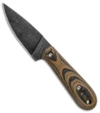 T.M. Hunt Custom Skelemaug Fixed Blade Camo Micarta (3.75" Black SW)