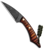 T.M. Hunt Custom Knives Hornet 2.0 Fixed Blade Knife Curly Maple Exclusive