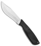 Ontario Hunt Plus Recurve Fixed Blade Knife Black Rubber (4.75" Satin)  9720
