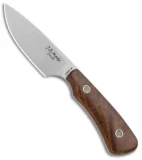 J.E. Made B.U.K Fixed Blade Knife Ironwood (3" Stonewash 3V)