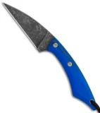 T.M. Hunt Custom Knives Hornet 2.0 Fixed Blade Knife Blue G-10 Exclusive
