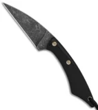 T.M. Hunt Custom Knives Hornet 2.0 Fixed Blade Knife Black G-10 Exclusive