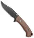 Hinderer Knives Ranch Bowie Fixed Blade Natural Micarta (5.25" SW Black DLC)