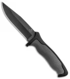 Buck Nighthawk Small Tactical Fixed Blade Knife Dynaflex (4.875" Black) 0655GYS
