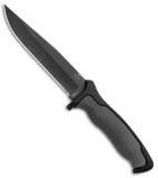 Buck Nighthawk Tactical Fixed Blade Knife Dynaflex (6.5" Black) 0650GYS