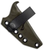 Armatus Carry TOPS Knives Mini Scandi Architect Sheath - OD Green Kydex