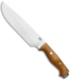Bark River Bravo Crusader Hunting Fixed Blade Knife Natural Micarta (8.5" Satin)