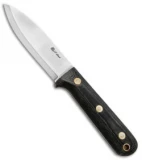 LT Wright Knives Genesis Scandi Bush Knife Black Micarta (4.25" Satin)