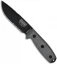 ESEE Knives ESEE-4S-CP Clip Point Knife (4.5" Black Serr)