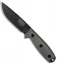 ESEE Knives ESEE-4P-CP Clip Point Knife (4.5" Black)