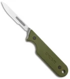 Civilware IBK (Interchangeable Blade Knife) Fixed Blade OD Green G-10 (3" Satin)