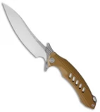 Rike Knife F1 Fixed Blade Knife Tan G-10 (5" Satin)