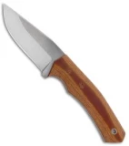 Cumming Bladeworks Recon Fixed Blade Knife Natural Canvas Micarta (3.625" Satin)