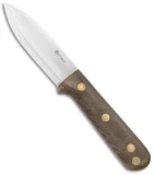 LT Wright Knives Larry Roberts Genesis Scandi Knife Green Micarta (4.25" Satin)