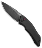 Kershaw Launch 1 Automatic Knife Black Aluminum (3.4" BlackWash) 7100BW