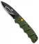 Boker Warhawk Kalashnikov Dagger Automatic Knife Green (3.25" Black D2)
