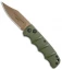 Boker Desert Warrior Kalashnikov Bowie  Automatic Knife OD Green (D2 Copper)