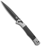 Benchmade Auto Fact AXIS Lock Knife Aluminum/CF (4" Black DLC) 4170BK
