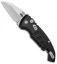 Hogue Knives CA Legal A01 Microswitch Wharncliffe Auto Knife Black (1.8" SW)